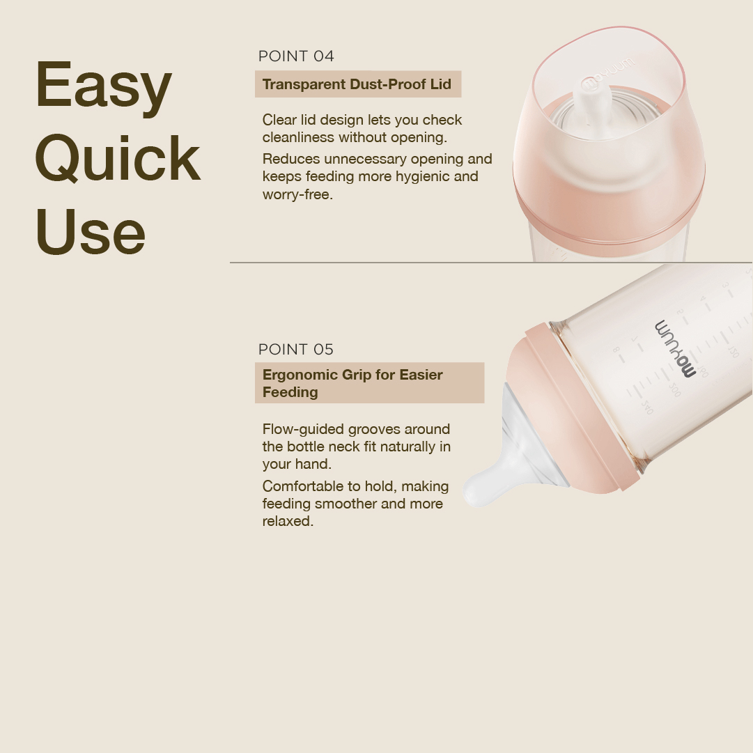 Moyuum PPSU mov.aaBaby bottle we-see (mint) - Image 7