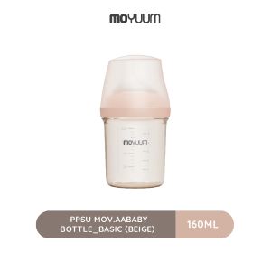 Moyuum PPSU mov.aa Baby bottle basic (beige)